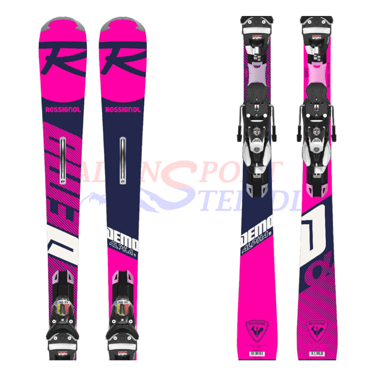ロシニョール デモアルファ　TI plus 167cm 美品です DEMO ロシニョール 2019 2020 ROSSIGNOL ALPHA TI KONECT +SPX12 基礎