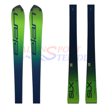 Elan SLX WC FIS flat aus dem Jahre 2019/20 in der Farbe Grün, Ansicht des ganzen Skis